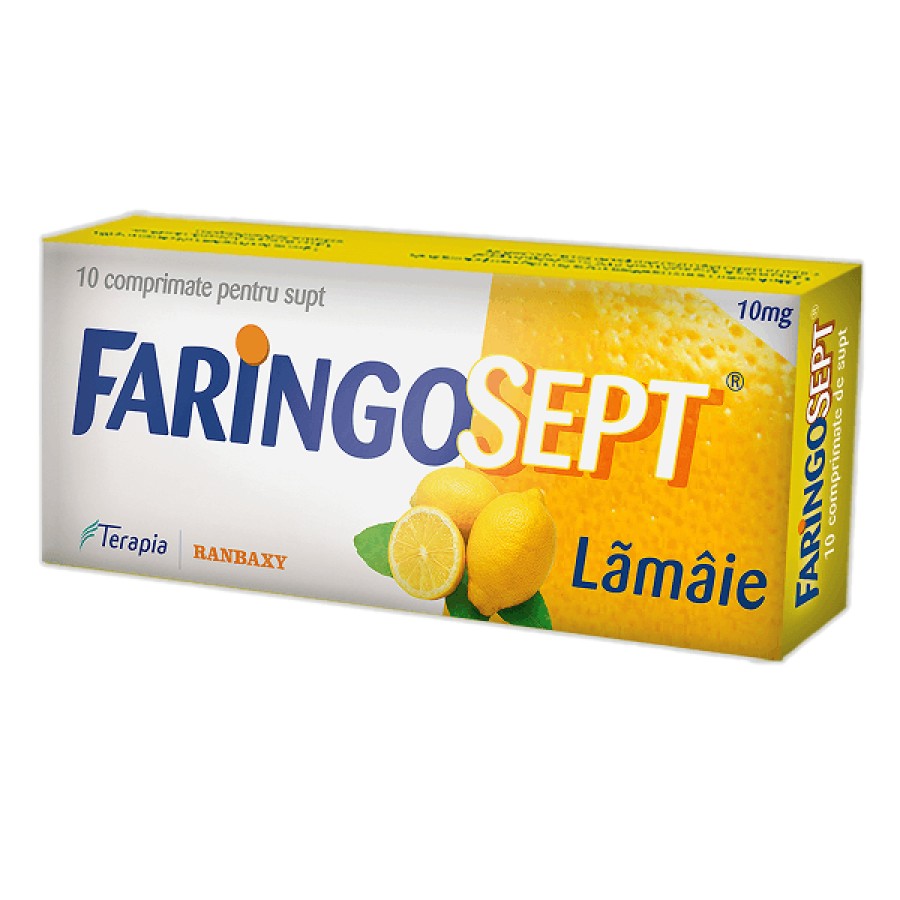 Faringosept lamaie 10mg x 10 comprimate