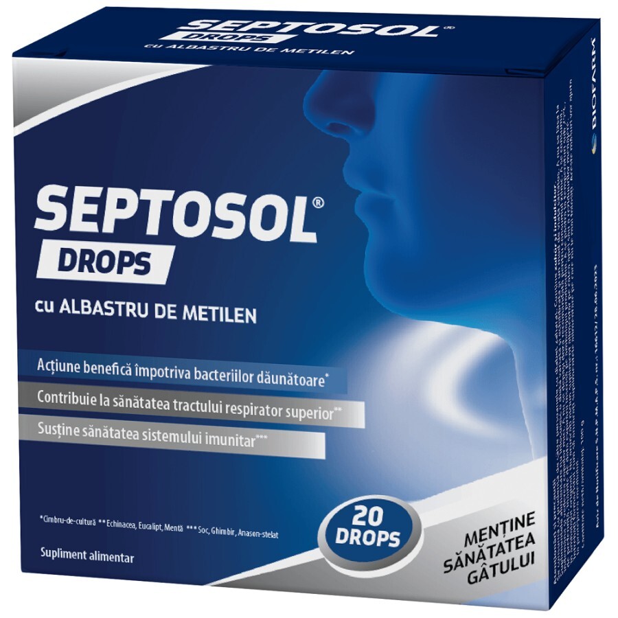 Septosol Drops x 20 bucati