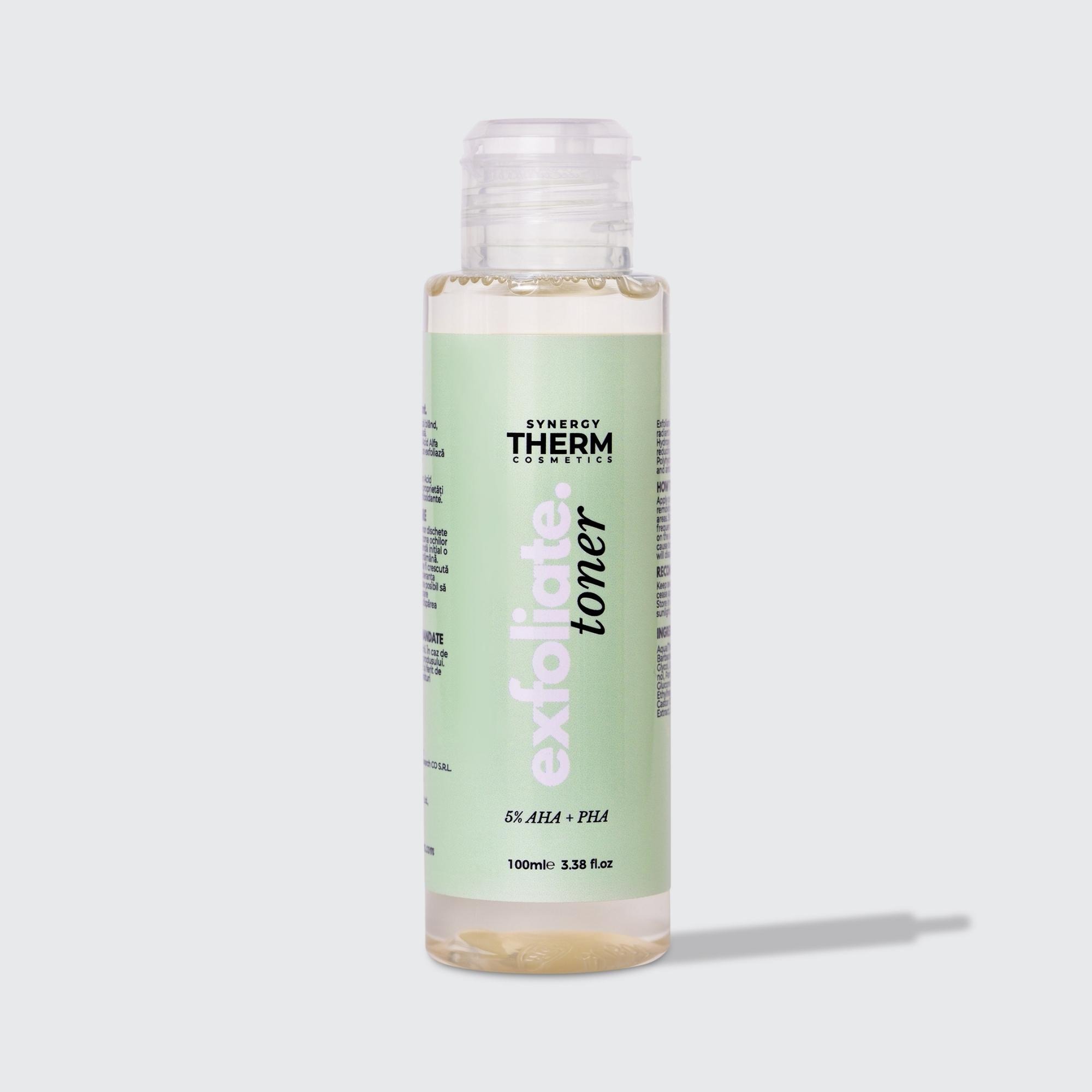 Toner Exfoliant Exfoliate mini toner x 100ml, Synergy Therm