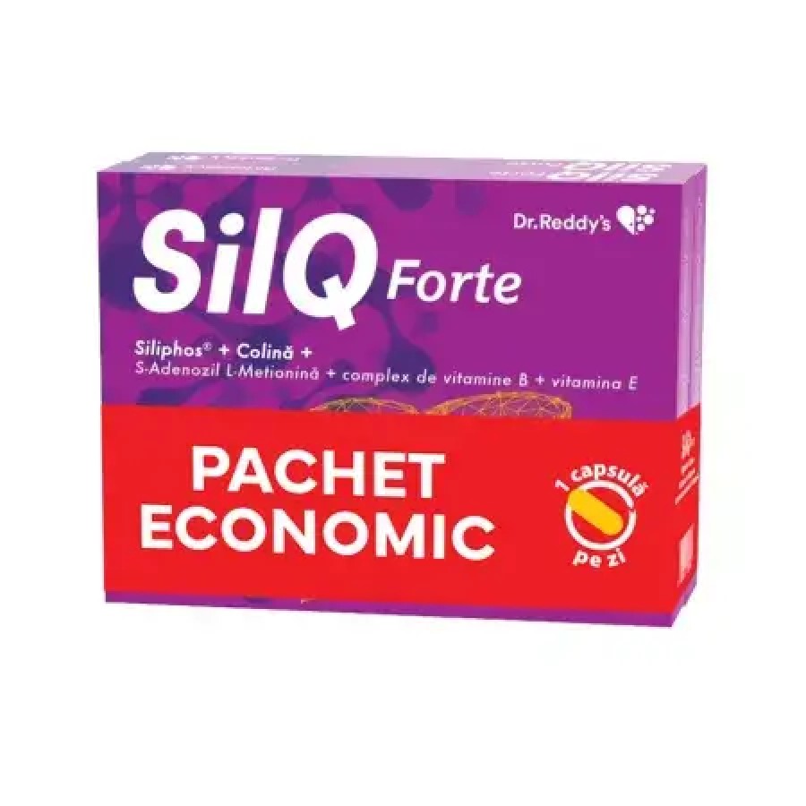 Silq forte x 15 capsule + 15 capsule Pachet economic