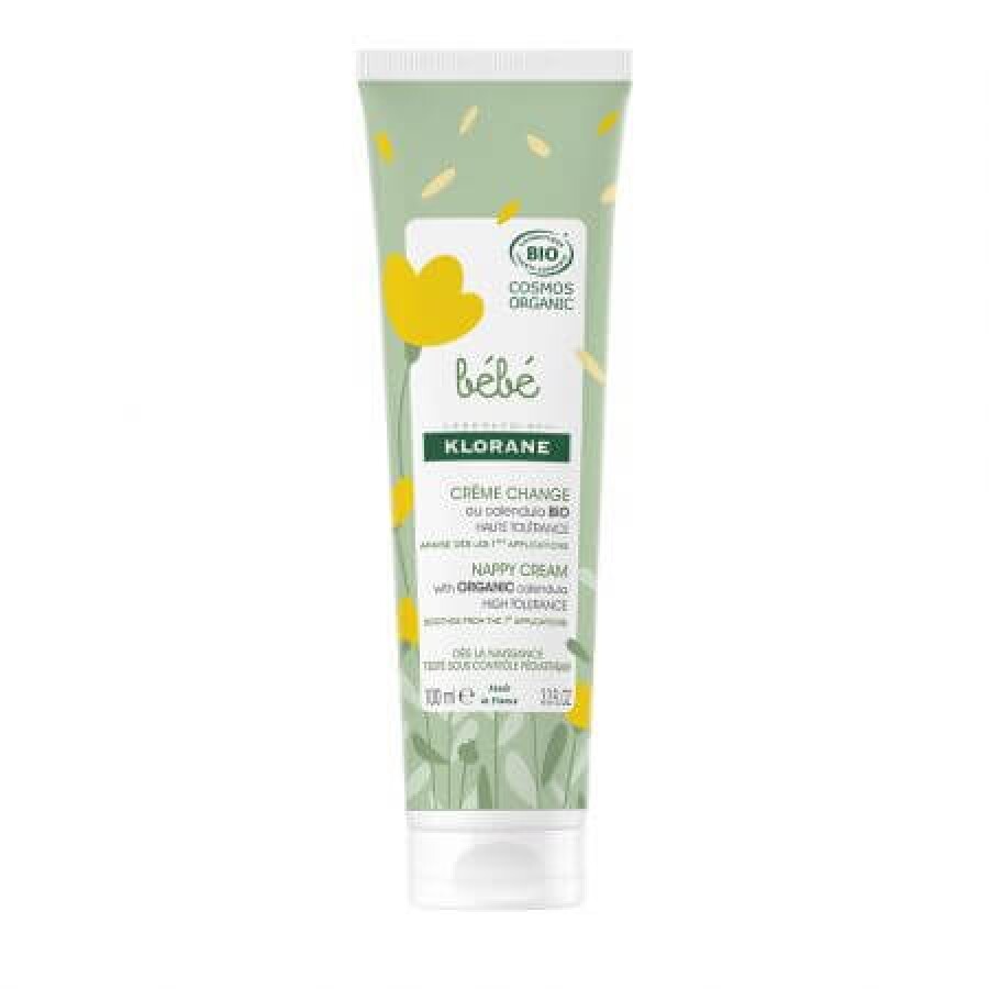 KLORANE BEBE Crema impotriva iritatiilor scutecului BIO x 100ml