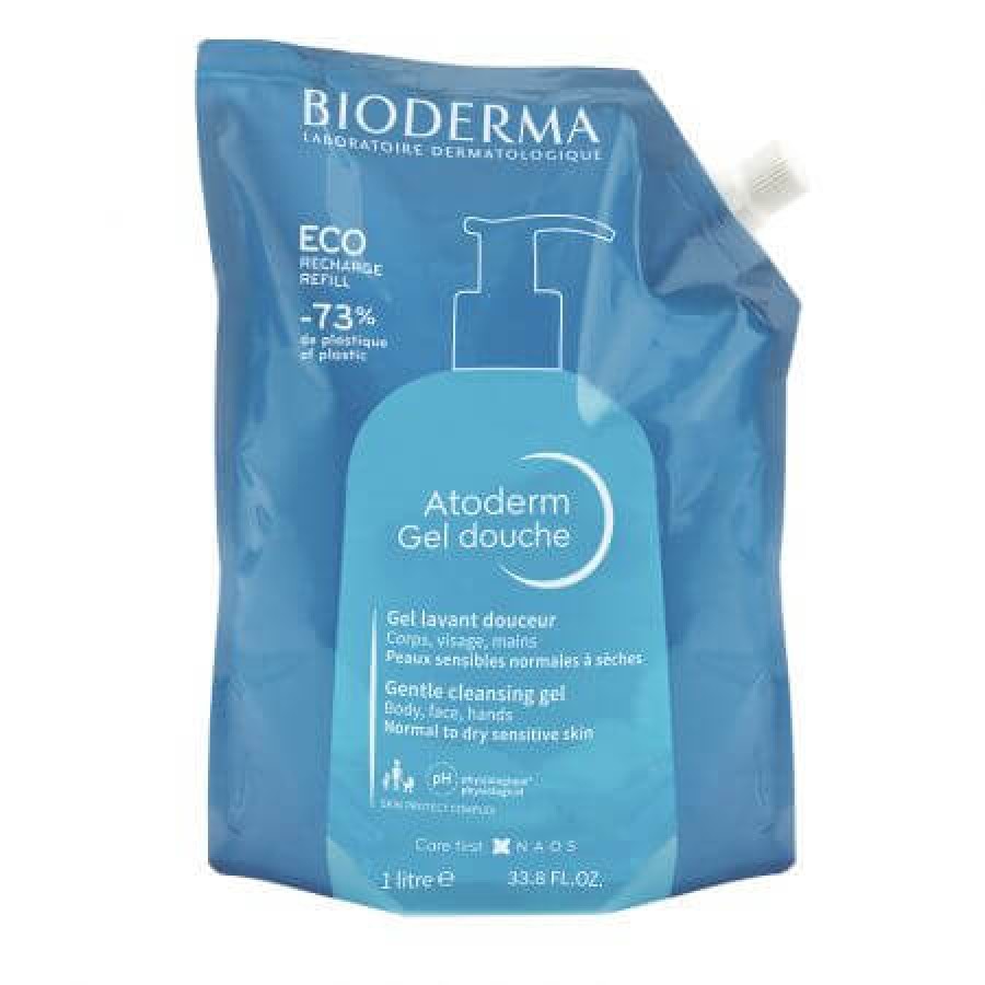 BIODERMA Rezerva Eco Atoderm gel de dus x 1L