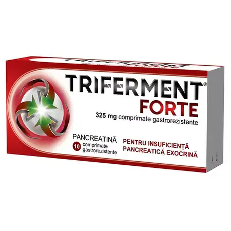 Triferment Forte 325mg x 10 comprimate gastrorezistente