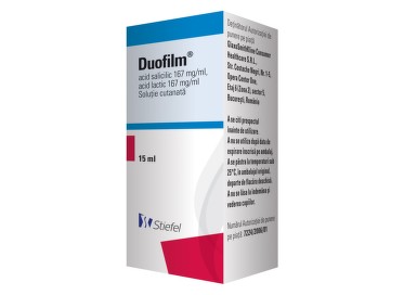 Duofilm solutie cutanata x 15ml