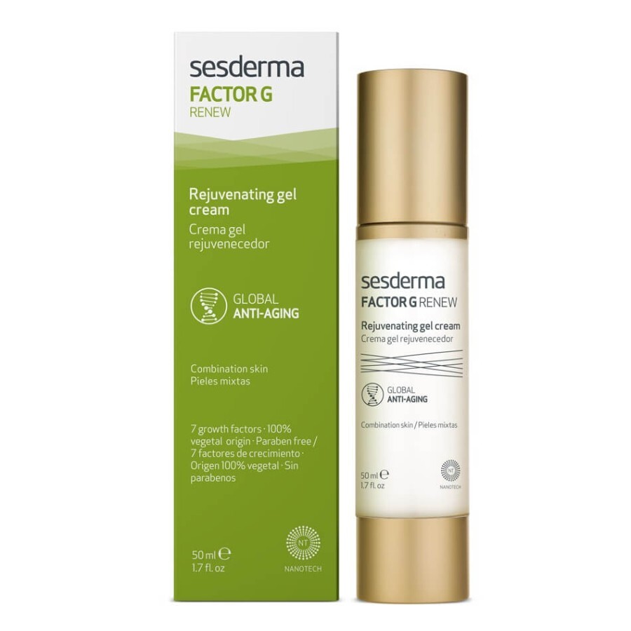 SESDERMA Factor G Renew Gel-crema fata pentru ten mixt x 50ml