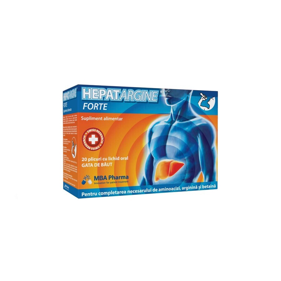 Hepatargine Forte x 20 plicuri