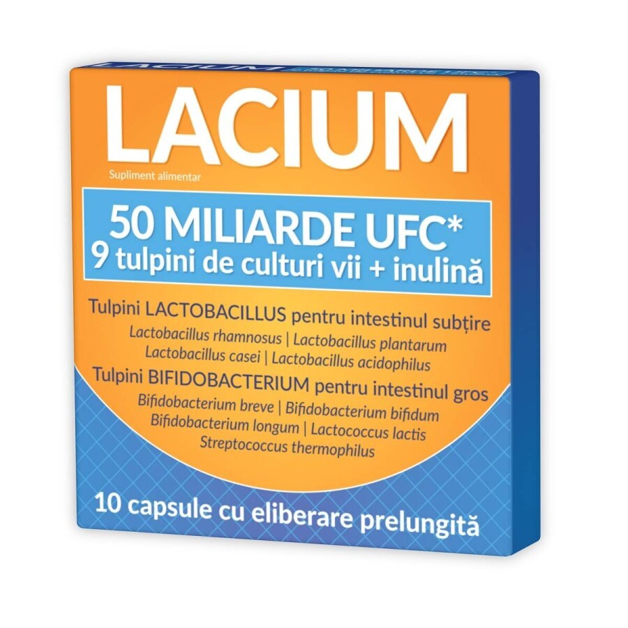 Zdrovit Lacium 50miliarde UFC x 10 capsule