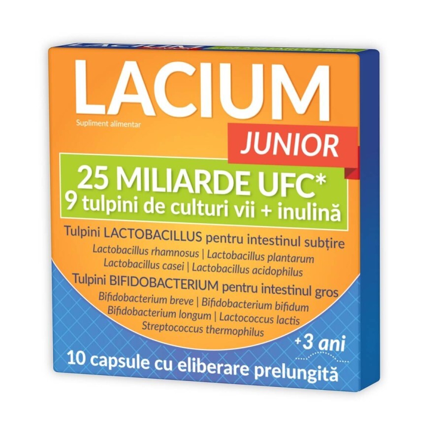 Zdrovit Lacium junior 25miliarde UFC x 10 capsule