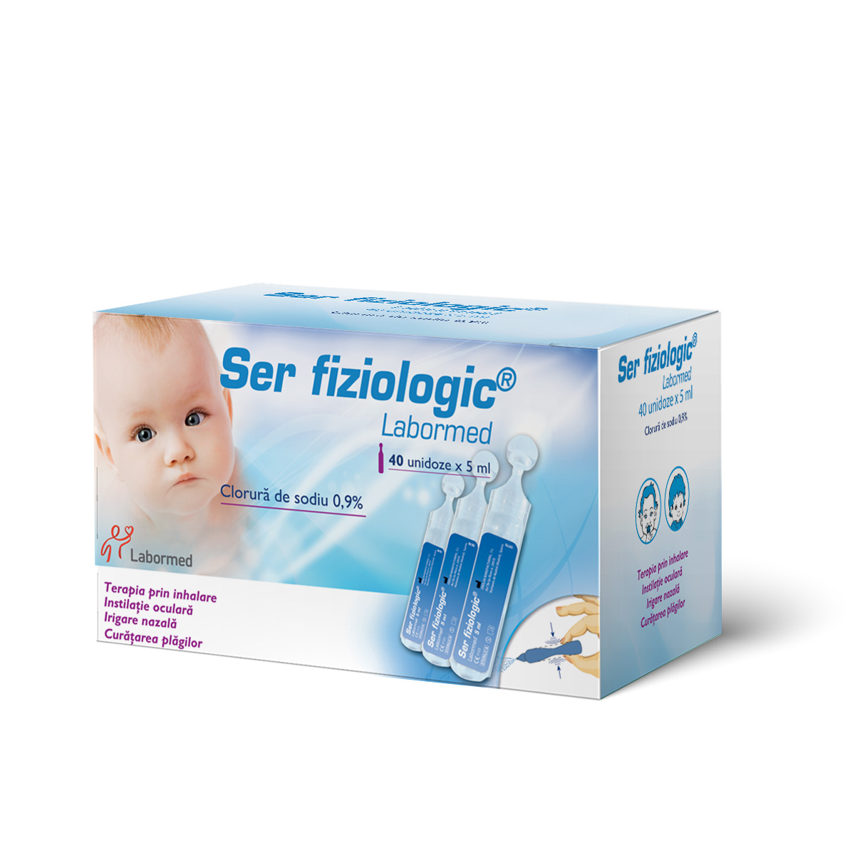 Ser fiziologic 5 ml x 40 monodoze