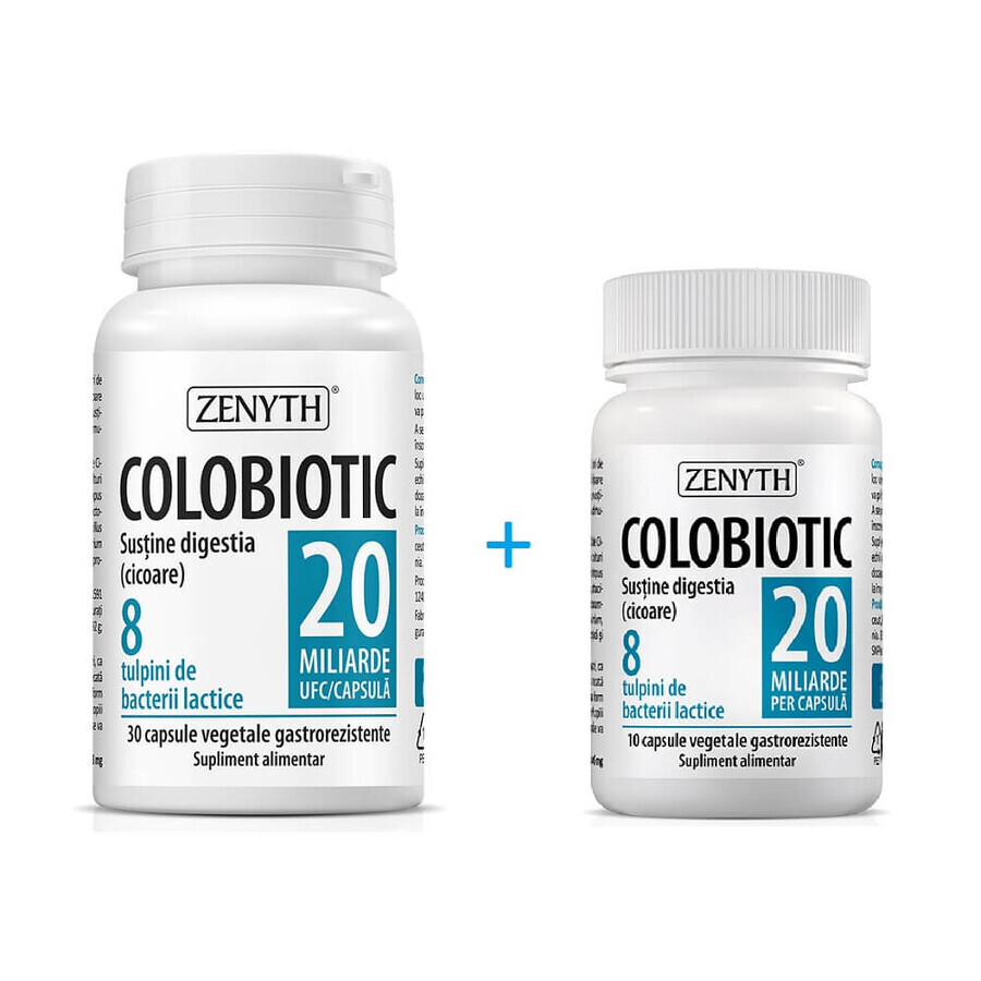 Colobiotic 30+10 capsule Pachet avantajos