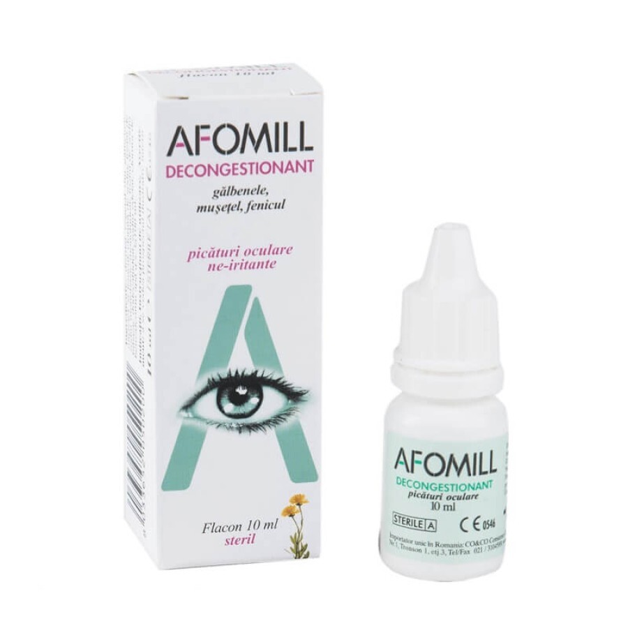 Afomill Decongestionant picaturi oftalmice x 10ml