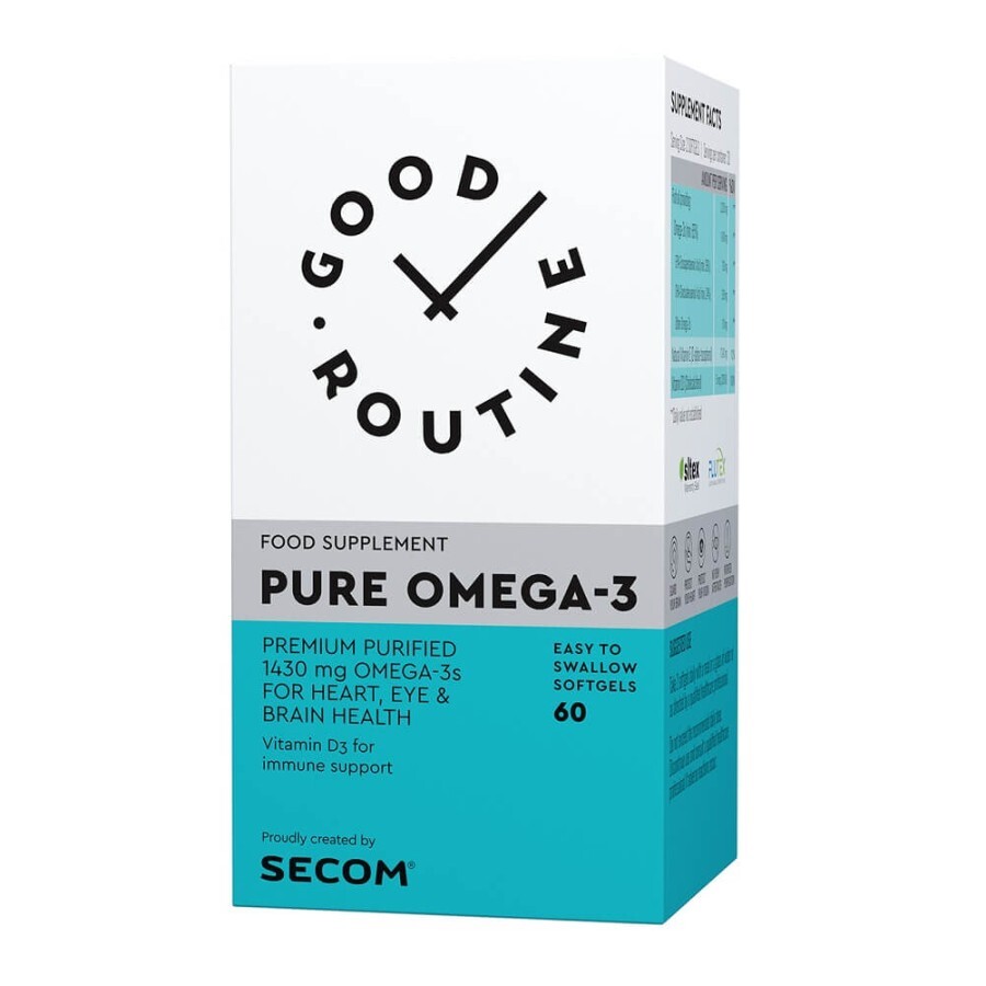 SECOM Pure omega 3 x 60 capsule (Good Routine)