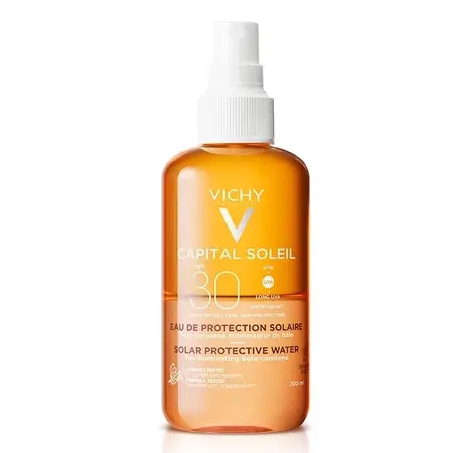 VICHY Capital Soleil Apa de protectie solara Bronz SPF30+ x 200ml