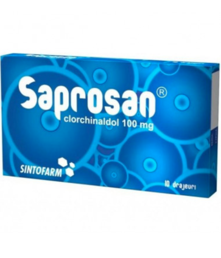 Saprosan 100mg x 10 drajeuri