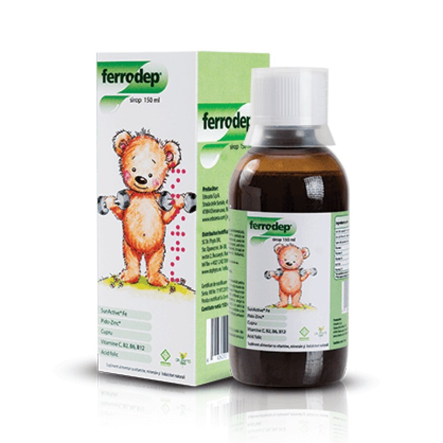 Ferrodep sirop x 150 ml