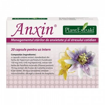 Anxin x 20 capsule Plantextrakt