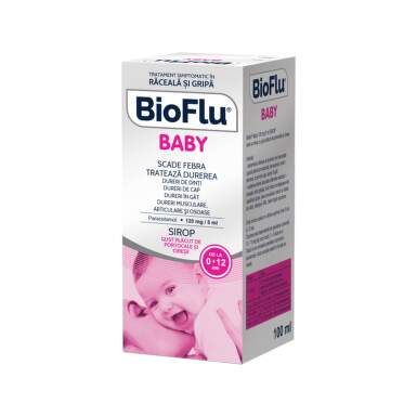 Bioflu Baby 120mg/5ml sirop x 100ml