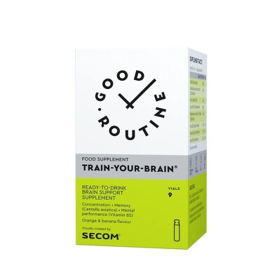 SECOM Train your brain x 9 fiole buvabile x 25ml (Good Routine)