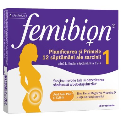 Femibion Sarcina sanatoasa 1 x 28 comprimate