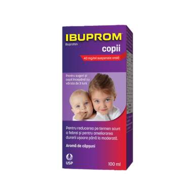 Ibuprom Copii 40mg/ml sirop x 100ml