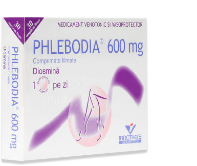 Phlebodia 600mg x 30 comprimate
