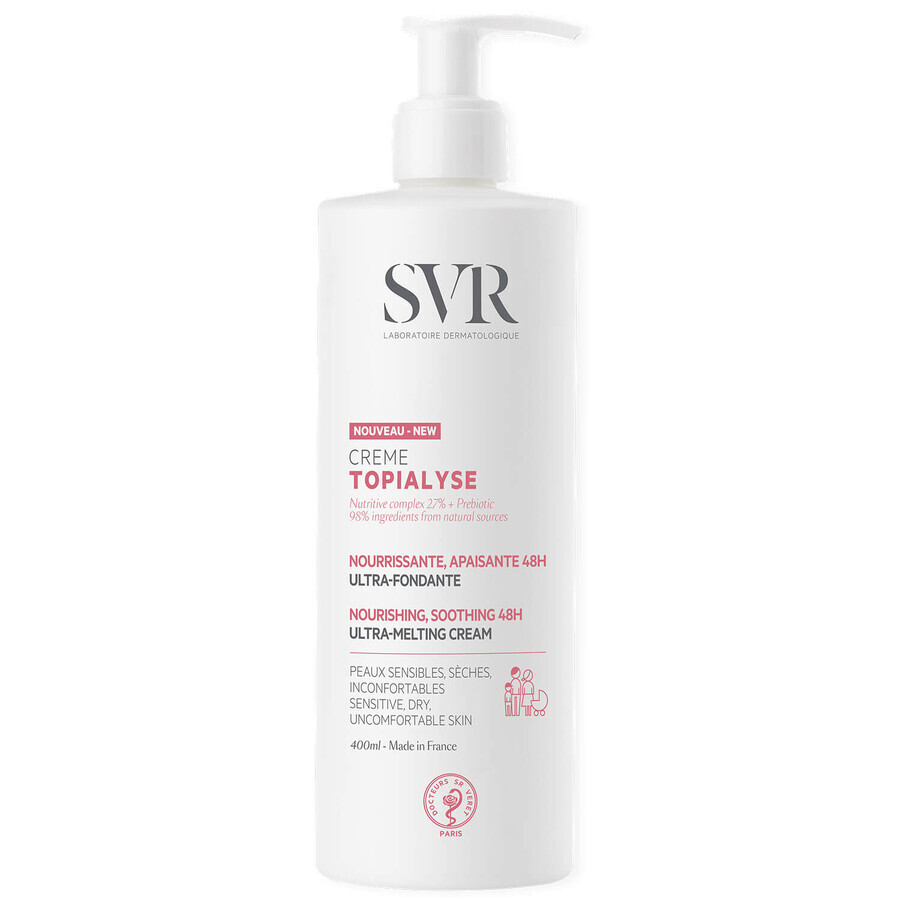 SVR Topialyse crema nutritiva pentru piele sensibila si uscata x 400ml