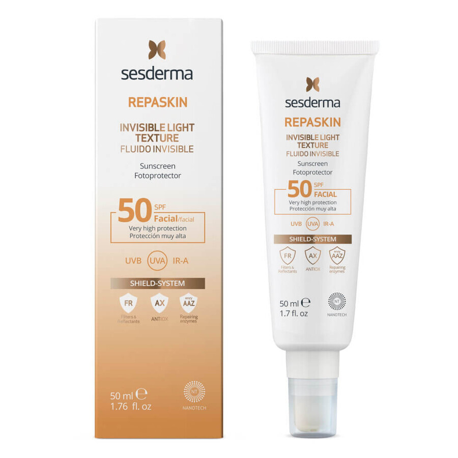 Sesderma Repaskin Fluid invizibil SPF50+ x 50ml