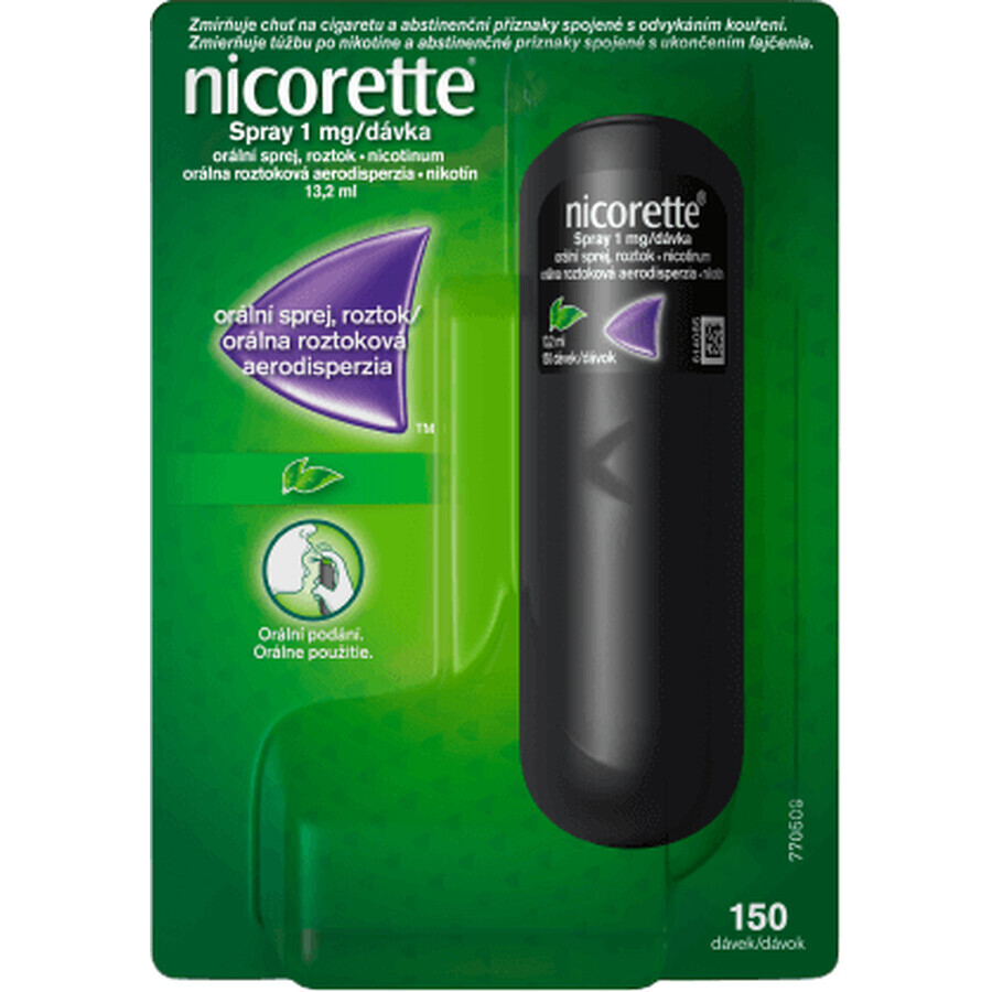 Nicorette FreshMint 1mg/spray x 1 flacon