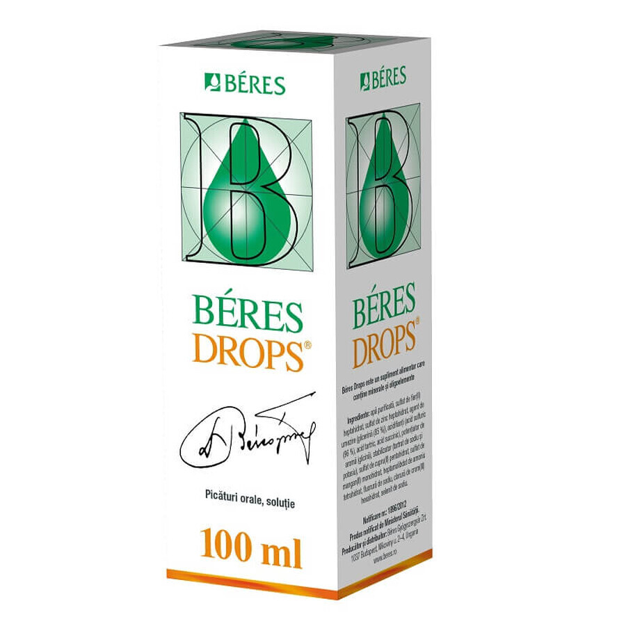 BERES Drops picaturi x 100ml