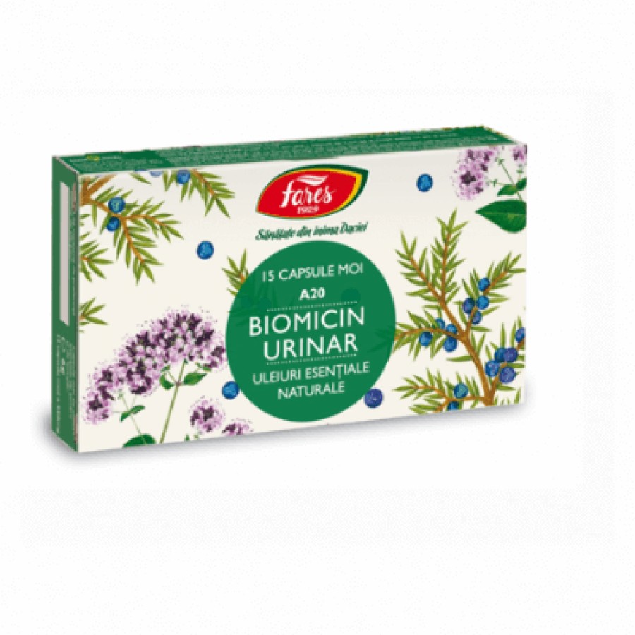 Biomicin Urinar x 15 capsule (Fares)