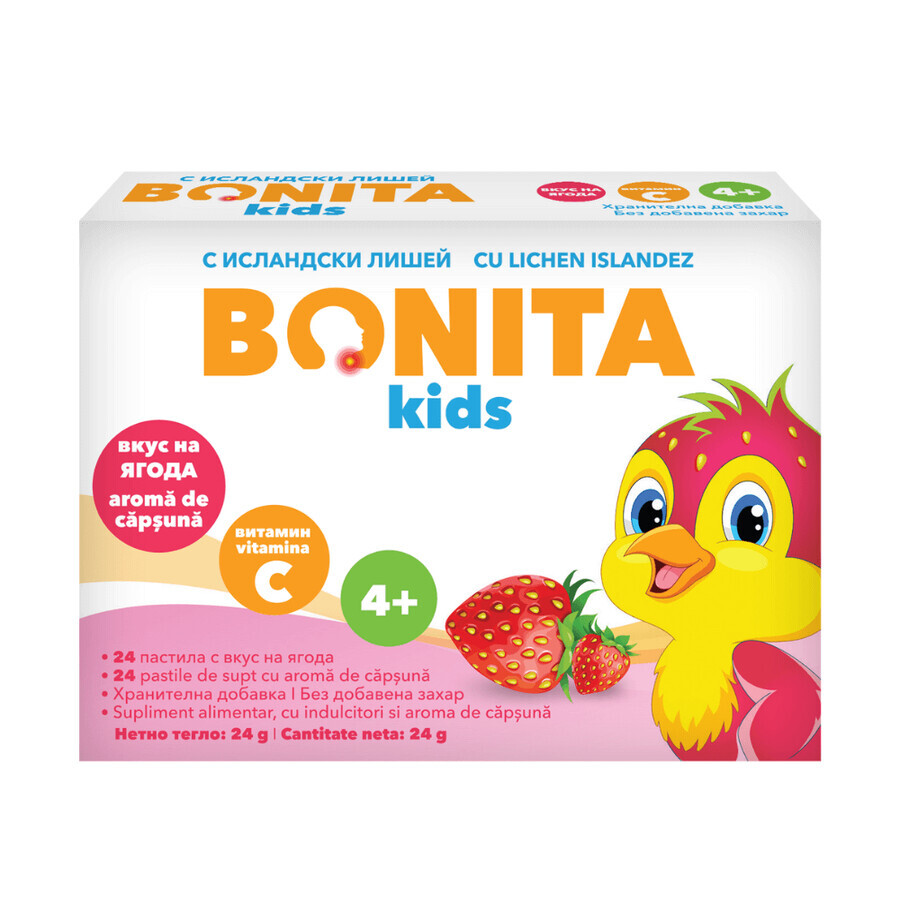 Bonita Kids capsuni x 24 capsule
