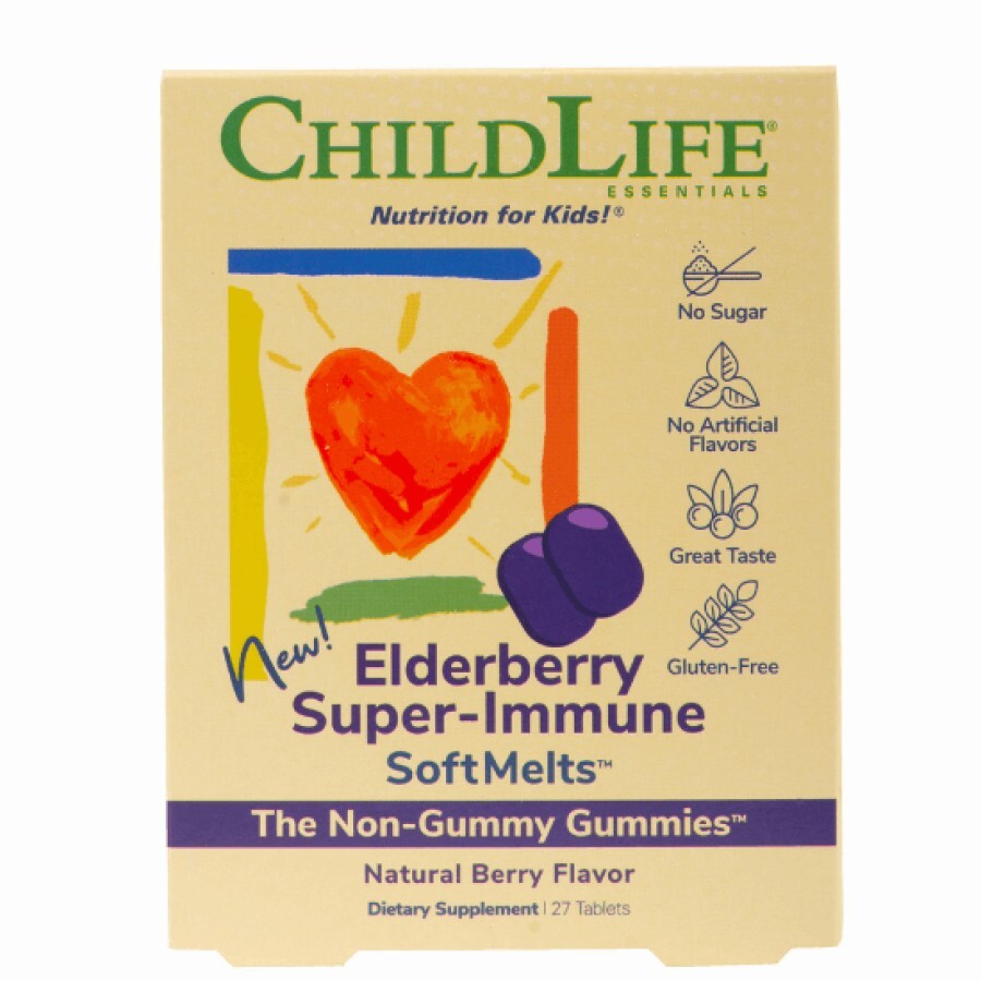 SECOM Elderberry Super-Immune softchew x 27 tablete masticabile
