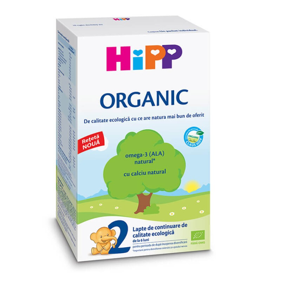 HIPP 2 Lapte praf Organic x 300g