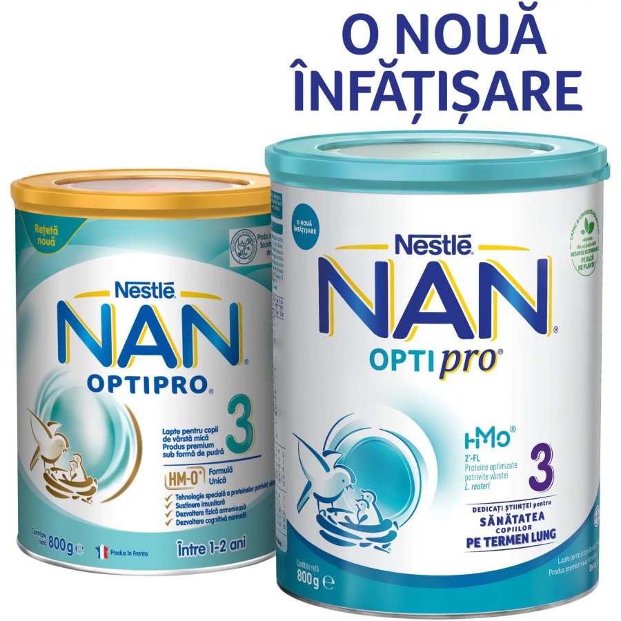 NAN 3 lapte x 800g