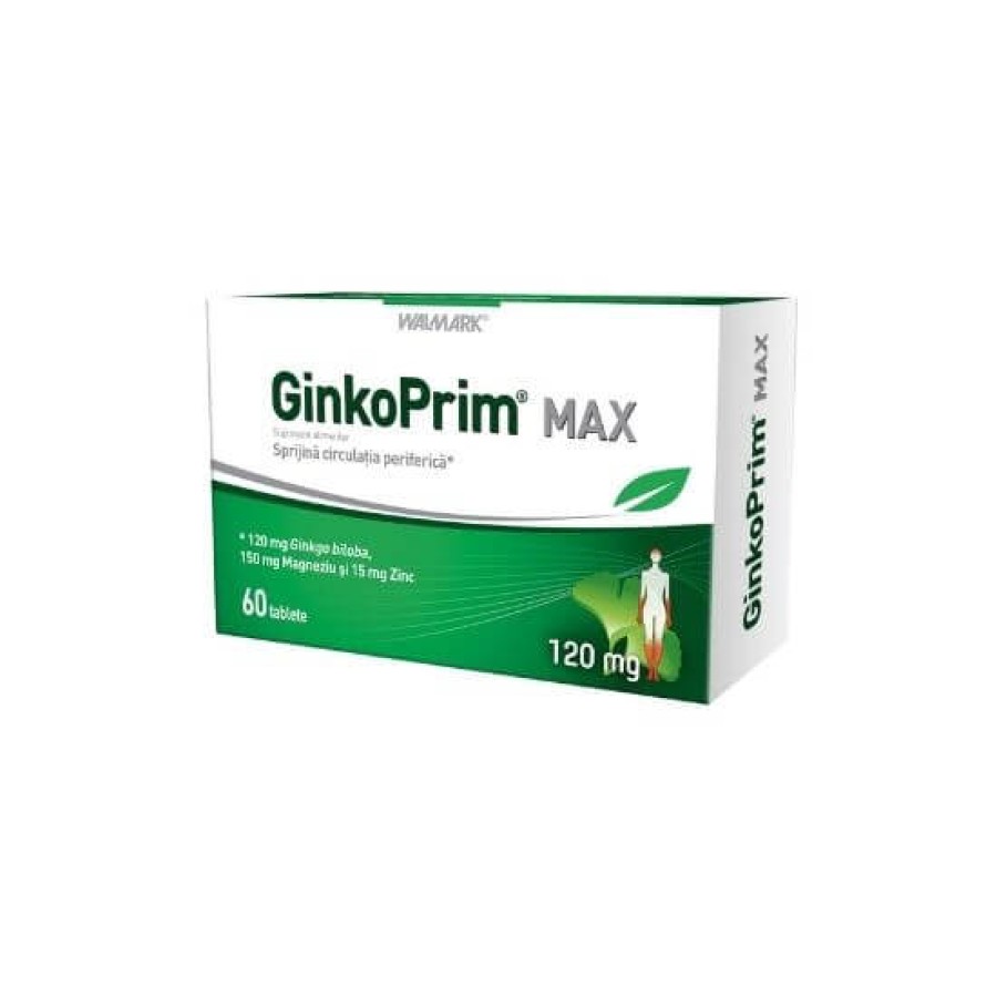 Ginkoprim Max 120mg x 60 comprimate Walmark