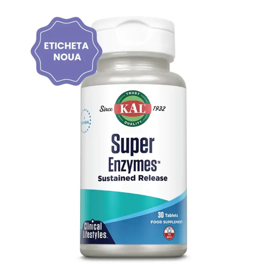 SECOM Super Enzymes x 30 tablete cu eliberare prelungita