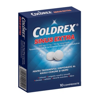 Coldrex Sinus Extra 500mg/3mg/50mg x 10 comprimate