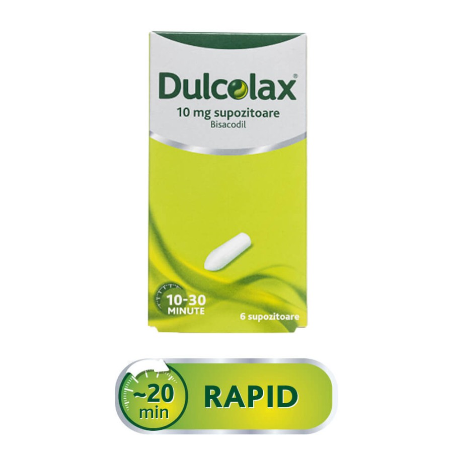 Dulcolax 10mg x 6 supozitoare