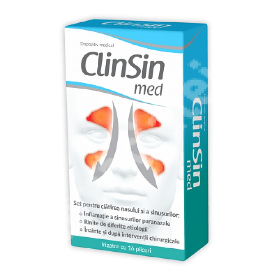 Zdrovit Clinsin Med set irigator x 16 plicuri