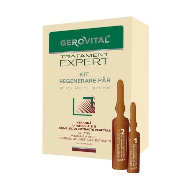Gerovital Tratament Expert kit regenerare par