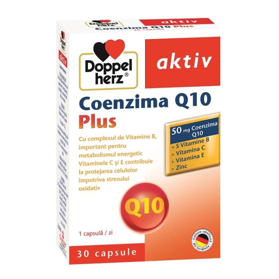 DOPPELHERZ Coenzima Q10 Plus x 30 capsule