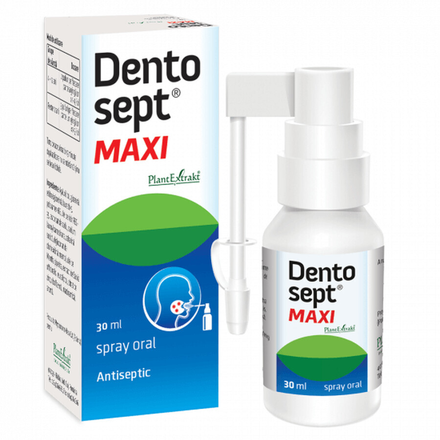 Dentosept Maxi spray oral x 30ml, PlantExtrakt