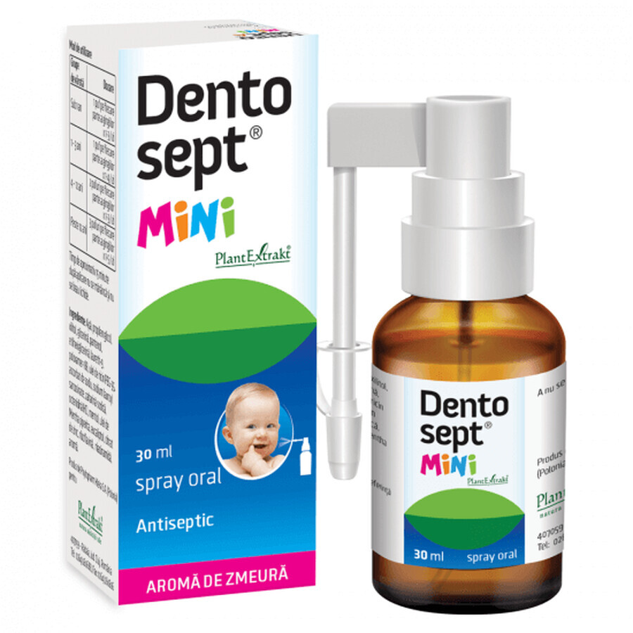Dentosept Mini spray oral x 30ml, PlantExtrakt