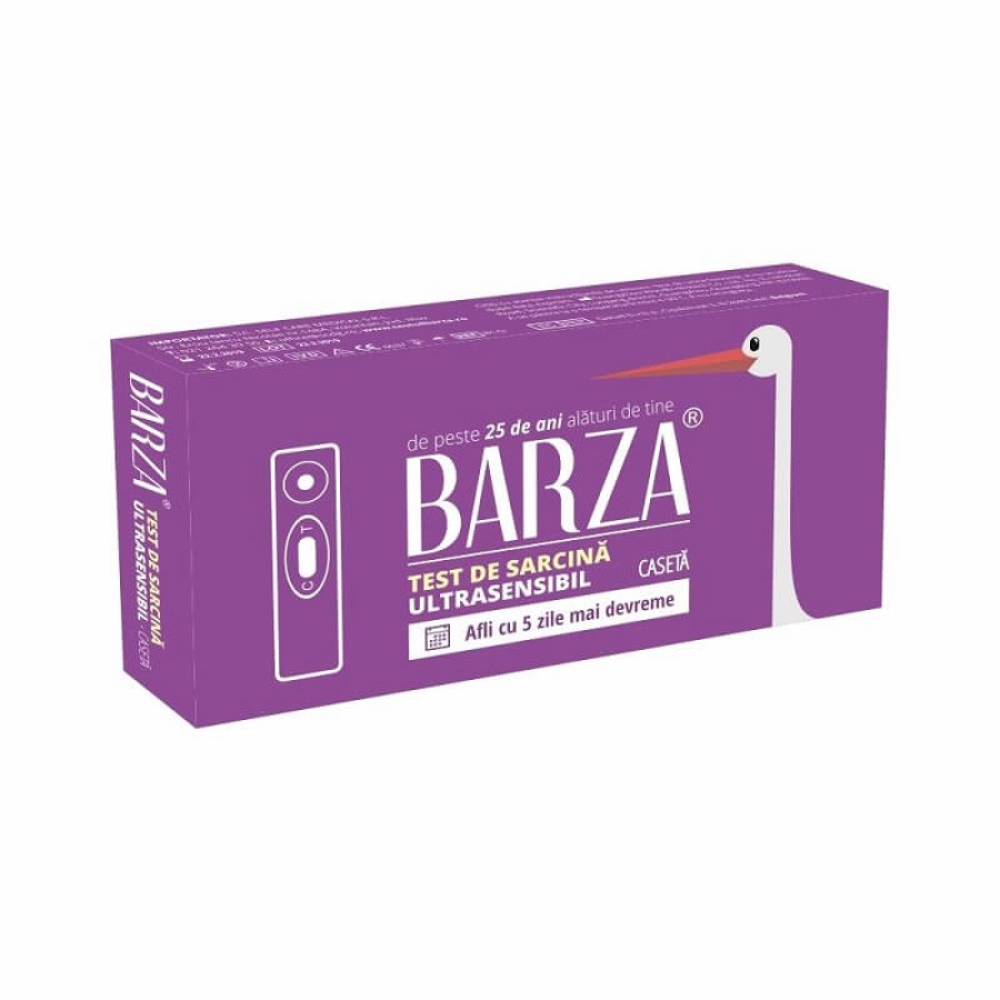 Test sarcina Barza caseta ultrasensibil