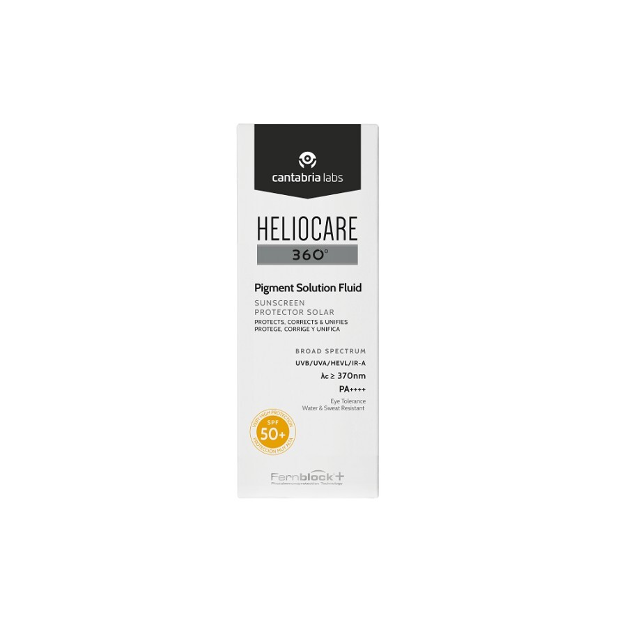 Heliocare Fluid protectie solara Pigment Solution SPF50+ x 50ml