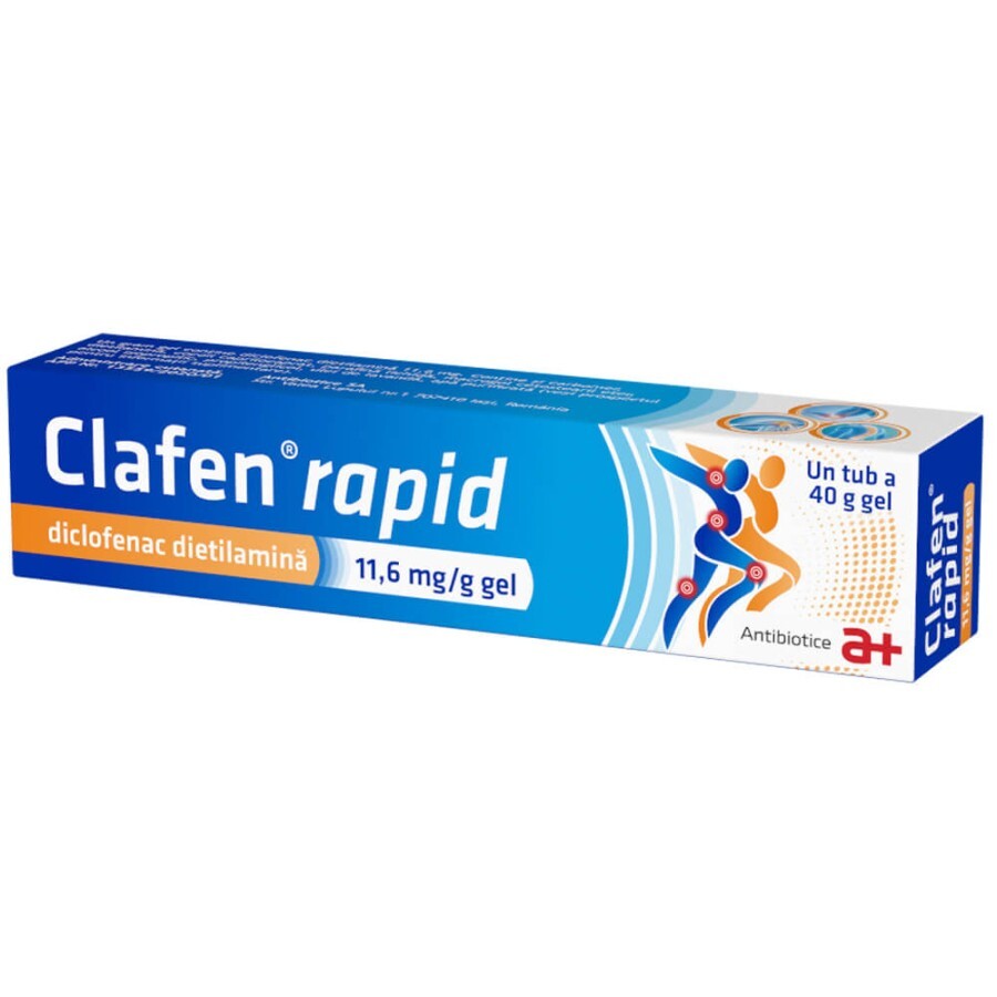 Clafen Rapid gel 11.6mg/g x 40g