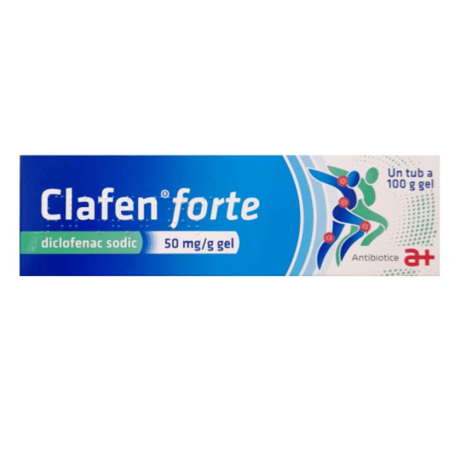 Clafen Forte 50mg/g gel x 100g