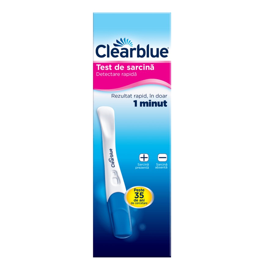 Test sarcina detectare rapida Clearblue