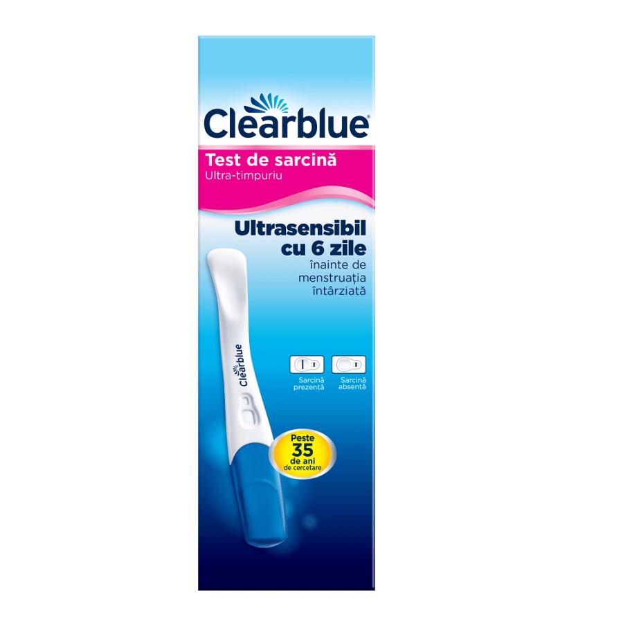 Test sarcina ultra timpuriu Clearblue