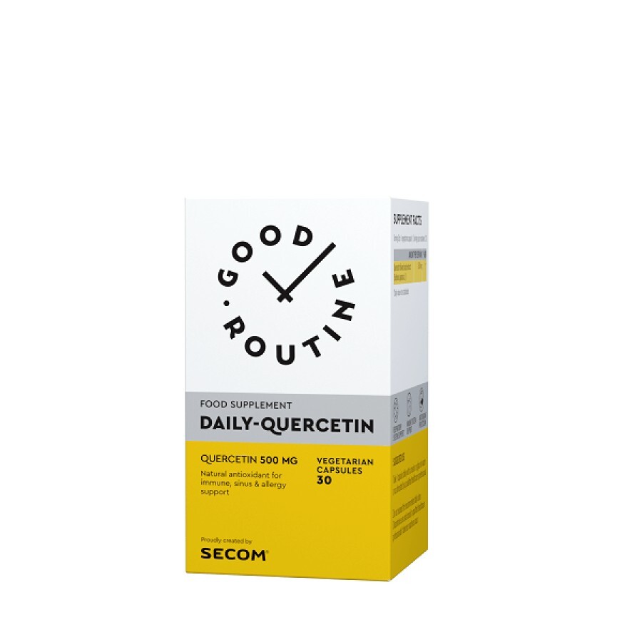 SECOM Daily-Quercetin 500mg x 30 capsule (Good Routine)